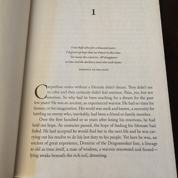 Dark Peril (A Carpathian Novel) Christine Feehan, Hardcover, Paranormal Romance - Picture 9 of 9